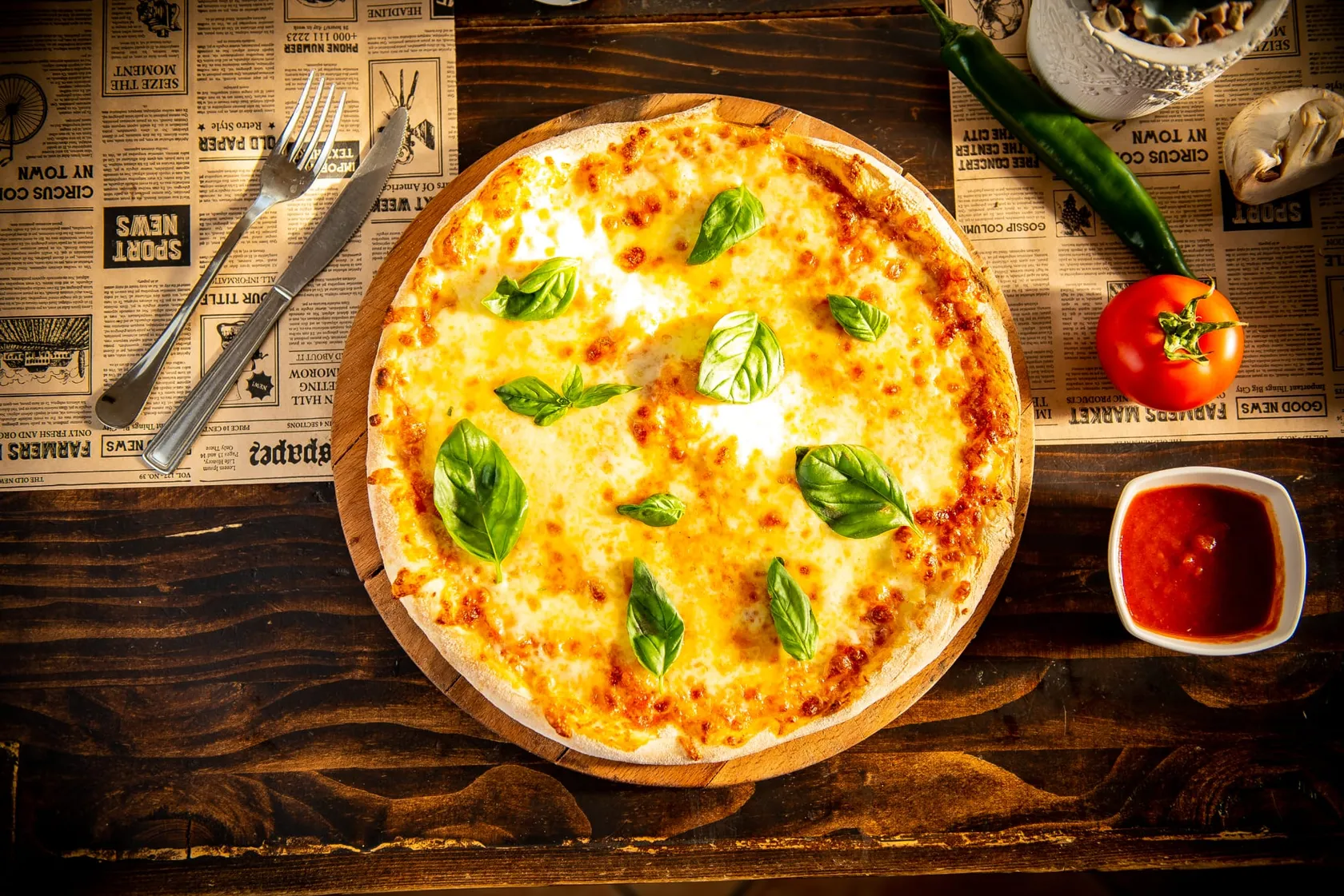 Pizza Caprese